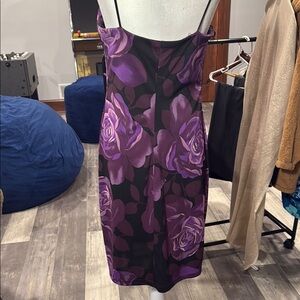 City Triangles Black Sheath Cocktail Dress